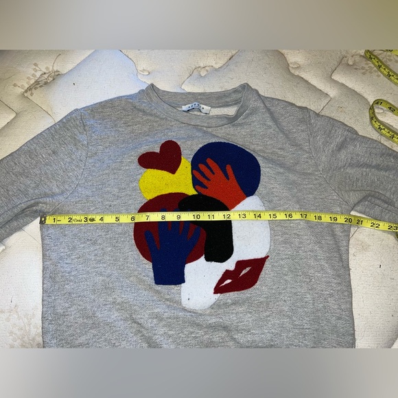 Sandro Timy Graphic Sweatshirt - Picture 9 of 16